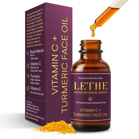 LETHE Active Botanical Serum | Brighter Tighter Younger Skin | VEGAN | Herbalist Made