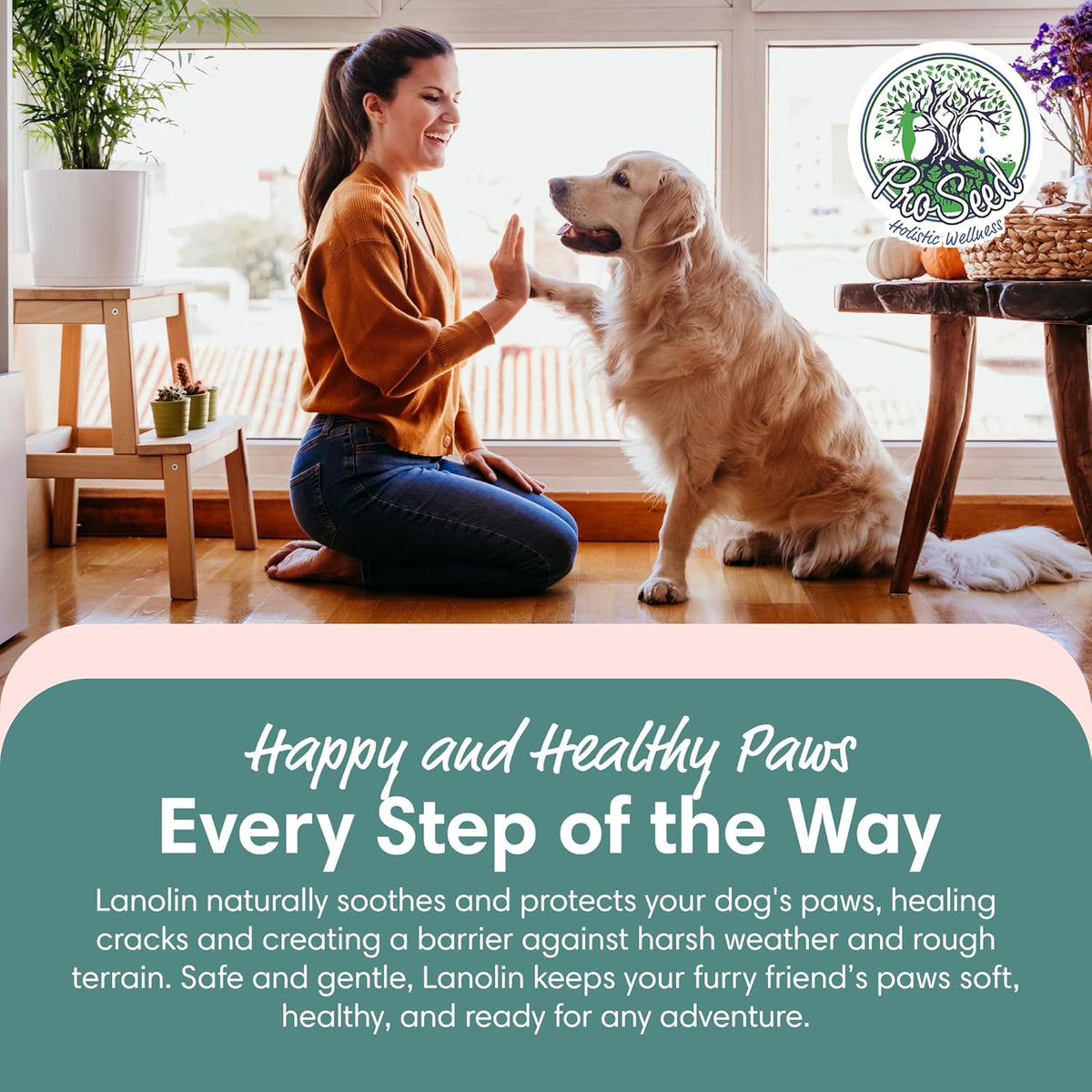 100% Pure Lanolin, Handmade in USA, Unrefined Balm, Dry & Itchy Skin, Cracked Lips, Breastfeeding, Nipple Cream, Baby Care, Moisture-Rich, Nursing Essentials & Petroleum-Free, for Hands, Face & Body