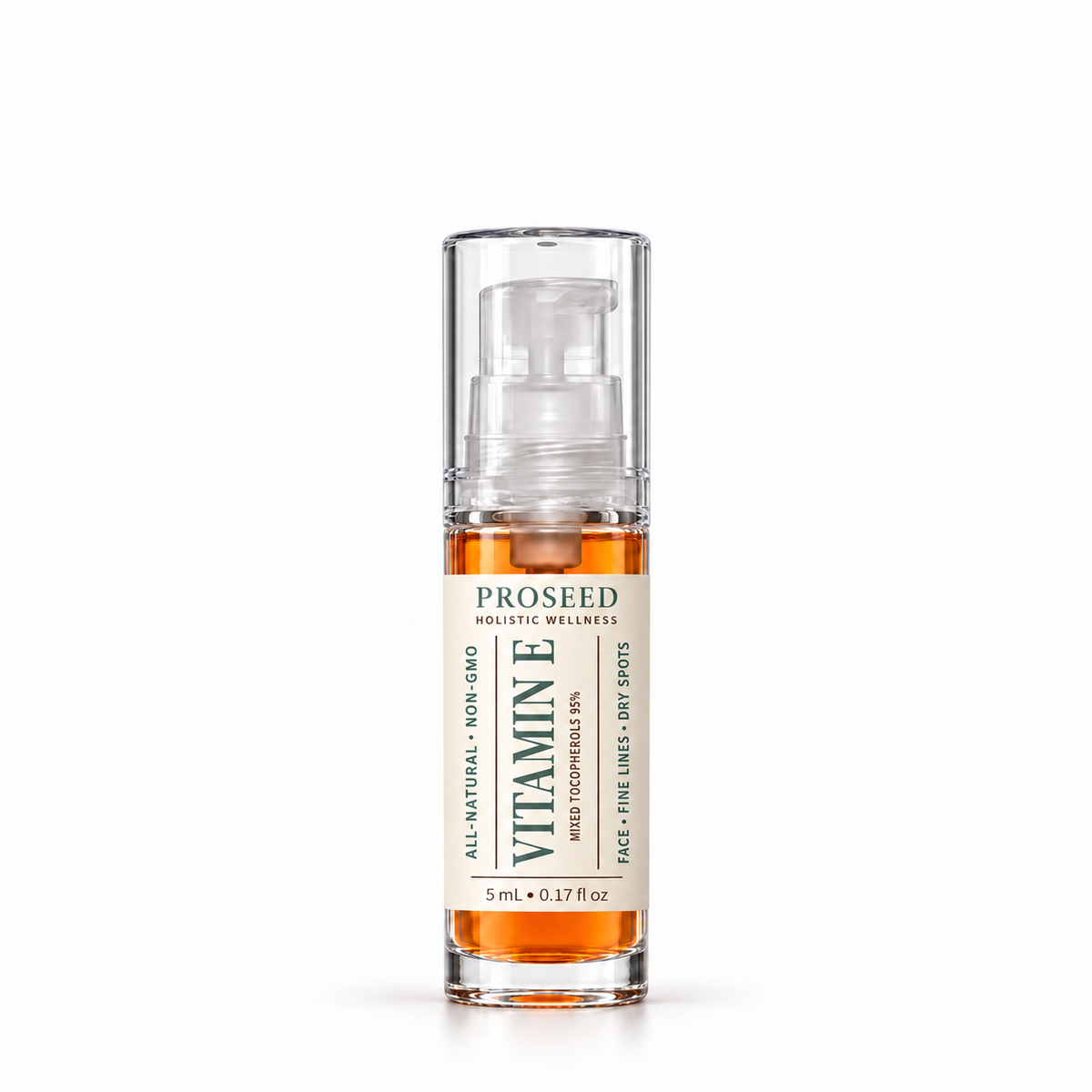 Vitamin E Oil for Skin | POTENT MIXED TOCOPHEROLS - 95% - NON-GMO | All Natural