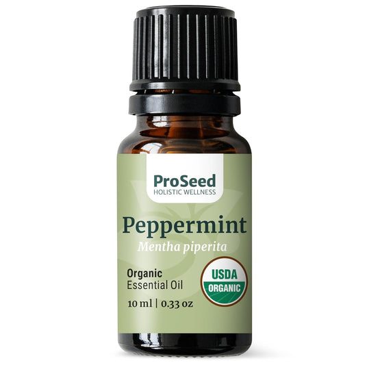USDA Organic Peppermint Essential Oil for diffuser, energy, and muscle relief – ProSeed Wellness