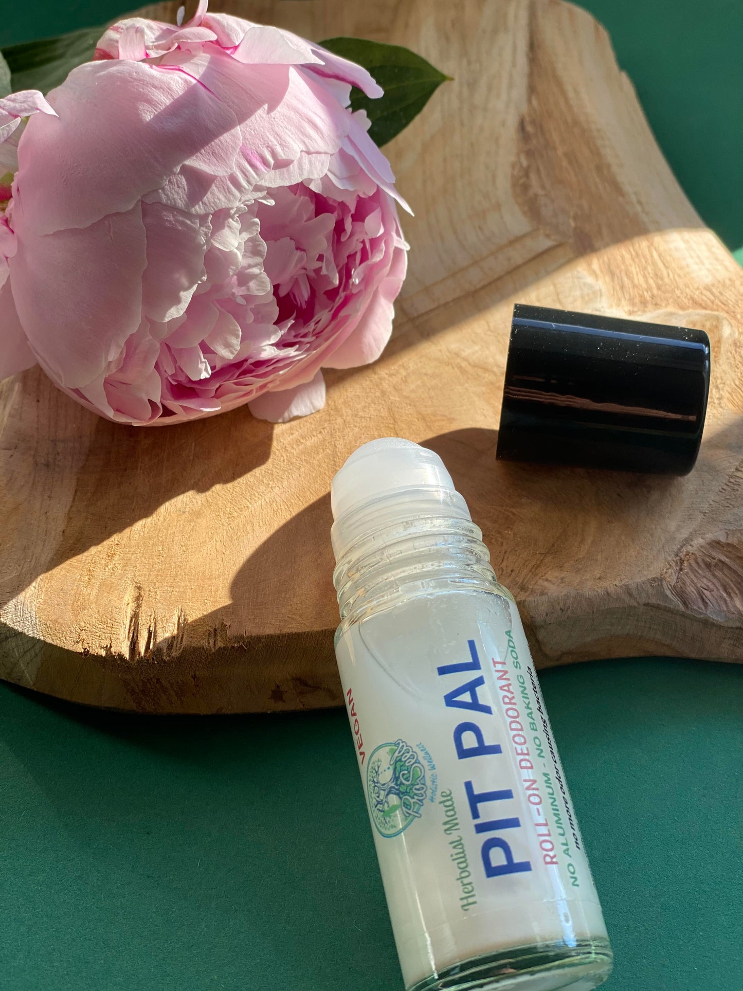 PIT PAL | Sensitive Skin All Natural VEGAN | NO Baking Soda Formula | Glass Container