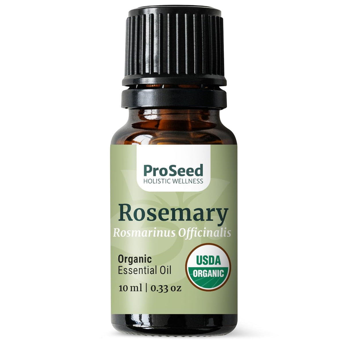 ProSeed Organic Essential Oil – Steam Distilled for Aromatherapy, Calm & Skin Care – Non-GMO, Handmade 10ml (0.33oz) (Rosemary)