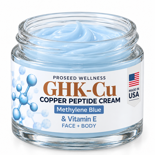 GHK-Cu Copper Peptide Cream with Methylene Blue + Multi-Peptide Complex