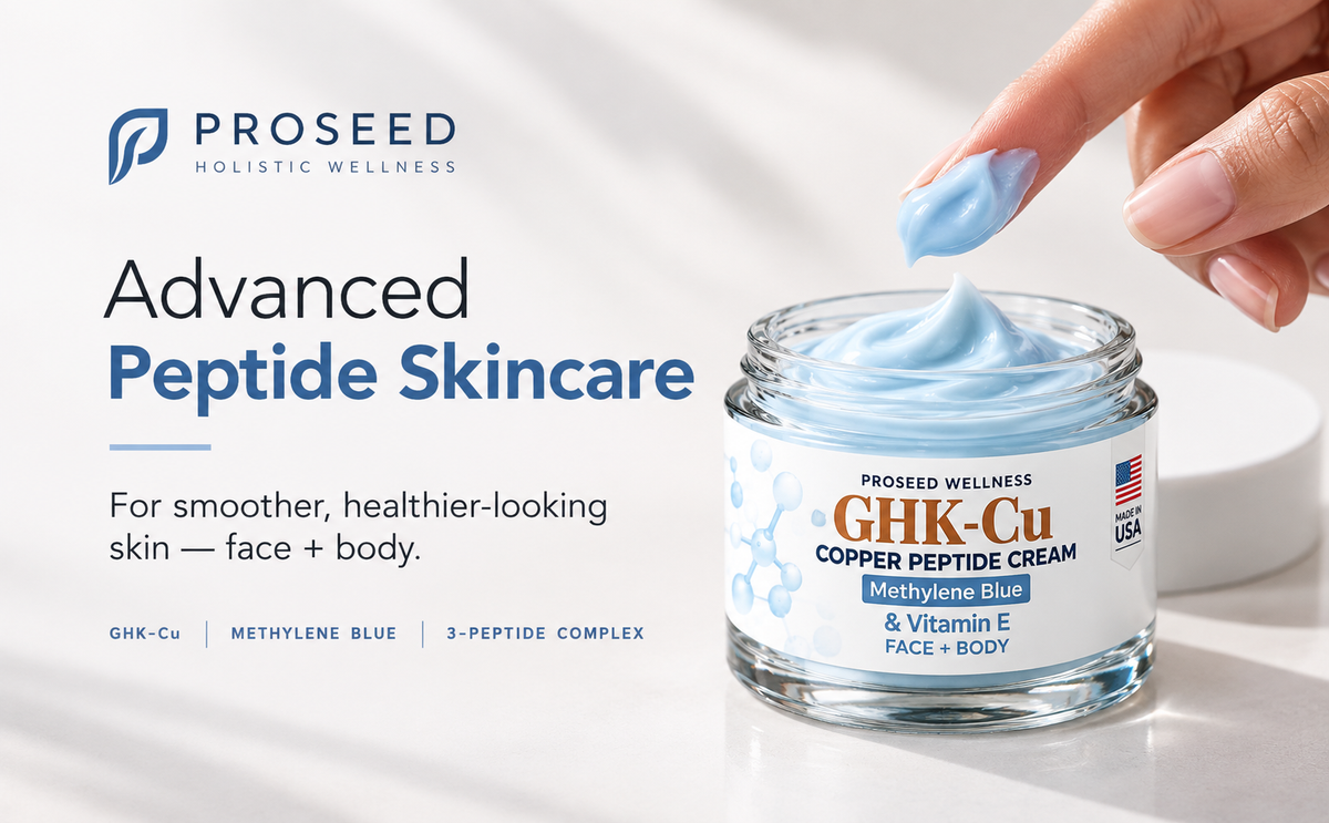 GHK-Cu Copper Peptide Cream with Methylene Blue