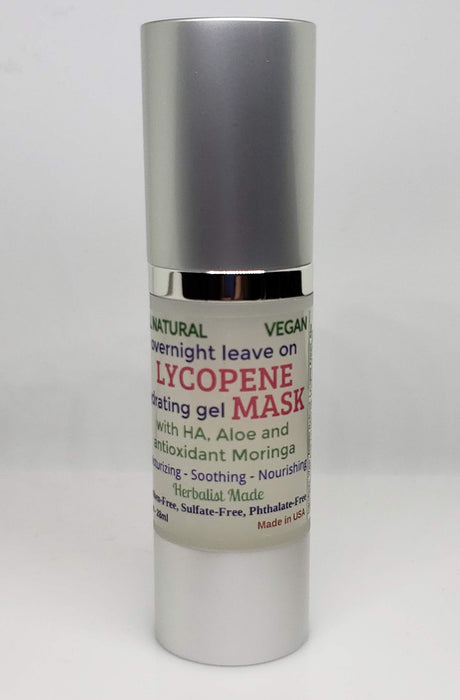 Overnight Leave On LYCOPENE MASK | Anti -Oxidant Deep Hydration with Hyaluronic Acid, Aloe and Moringa | VEGAN | Herbalist Made with Herbal Extracts & Effective Essential Oils - ProSeed Holistic Wellness
