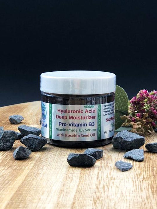 Hyaluronic Acid Cream | Niacinamide 5% Serum | Pro-Vitamin B3 Rejuvenating Spot Reducing | 55gr - ProSeed Holistic Wellness