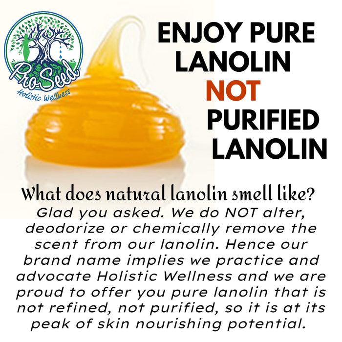 Pure Lanolin USP Grade | Nature's Dry Skin Healing Balm | 2oz